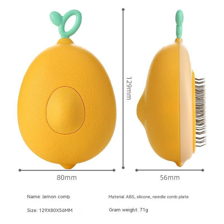 Avocado Shaped Cat & Dog Hair Remover Grooming Brush