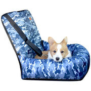 Pet Travel Car Seat for Small & Medium Dogs - Car Kennel Cushion