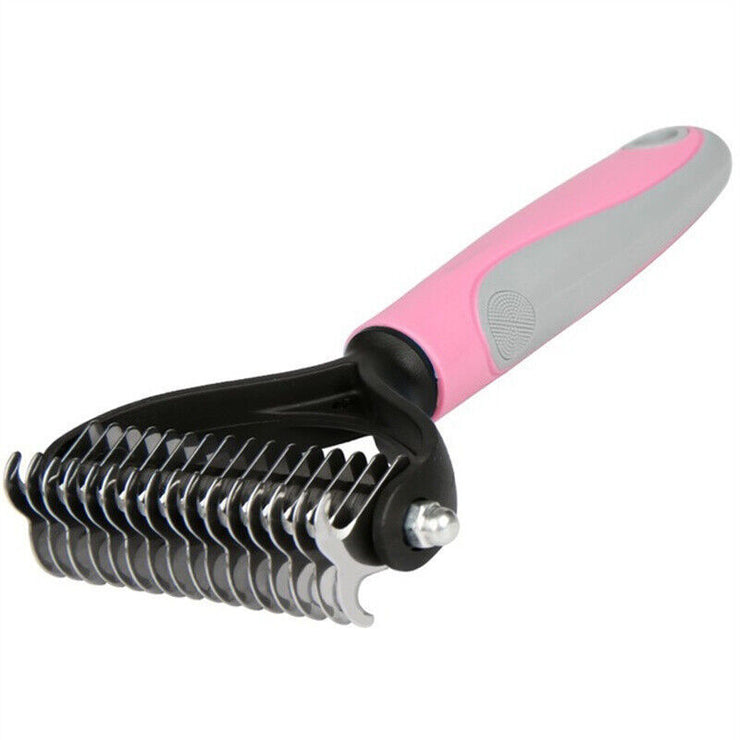 Pet Grooming Brush for Shedding & Undercoat Removal