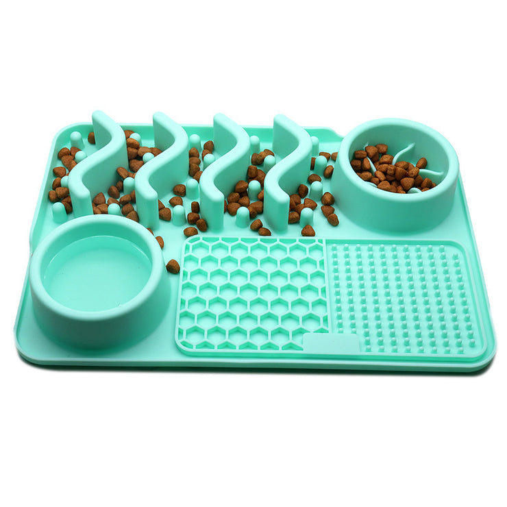 Pet Silicone Licking Pad - Multifunctional Dog Food Mat