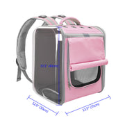 Breathable Pet Cat Carrier Backpack for Travel & Hiking