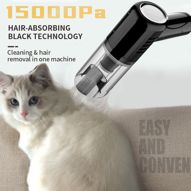 Pet Hair Vacuum Cleaner for Car & Home – Dual Use