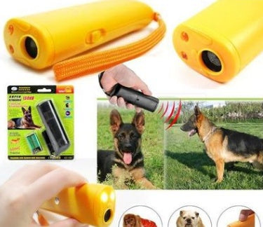 3-in-1 Ultrasonic Anti-Bark Dog Trainer with LED Light