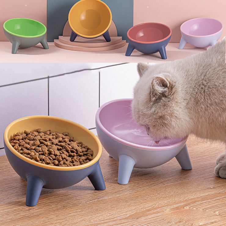 Pet Feeding Bowl Stand for Cats & Dogs - Adjustable Food Feeder