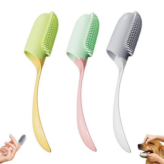 Dog & Cat Tooth Cleaning Finger Brush - Silicone Oral Care