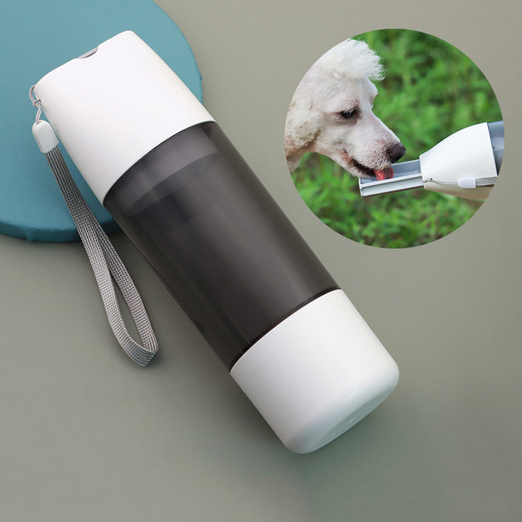 Leakproof Dog Water Bottle & Food Dispenser – 350ml