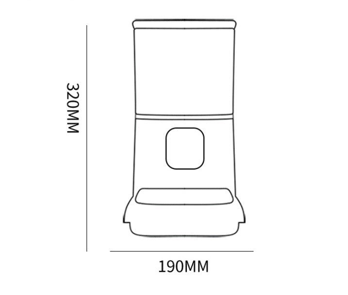 Smart WiFi Pet Feeder – Automatic Cat & Dog Food Dispenser