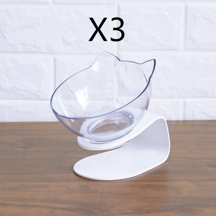 Non-Slip Raised Cat Bowl with Stand – Pet Feeder