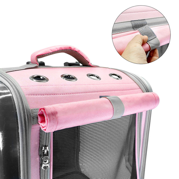 Breathable Pet Cat Carrier Backpack for Travel & Hiking