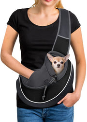 Portable Pet Carrier Bag for Dogs & Cats - Outdoor Crossbody