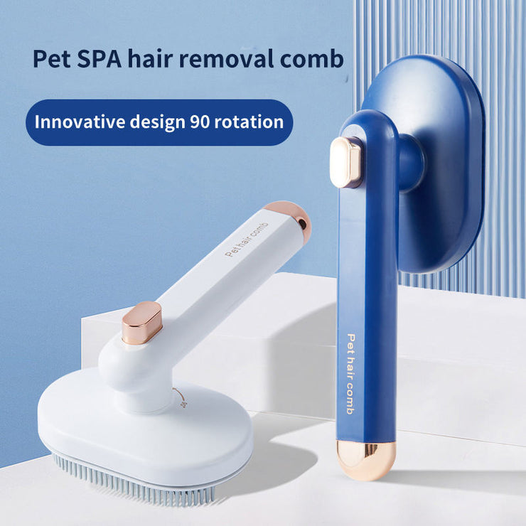 Self-Cleaning Pet Grooming Brush for Dogs & Cats