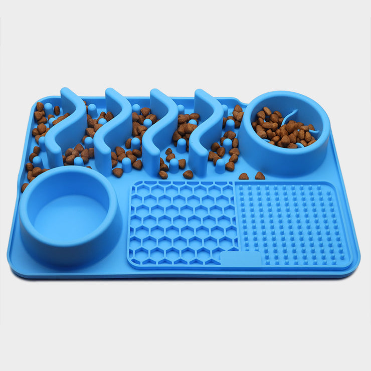 Pet Silicone Licking Pad - Multifunctional Dog Food Mat