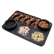 Pet Silicone Licking Pad - Multifunctional Dog Food Mat