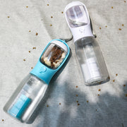 3-in-1 Leak-Proof Pet Water Bottle with Feeder & Waste Bag