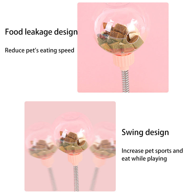 Interactive Cat Feeder Toy - Food Dispenser & Puzzle