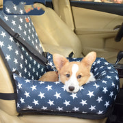 Pet Travel Car Seat for Small & Medium Dogs - Car Kennel Cushion