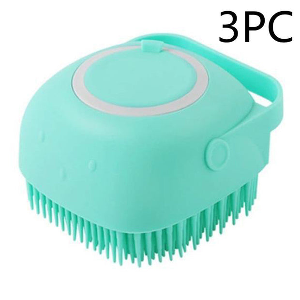 Silicone Dog Bath Brush - Pet Grooming & Massage Glove