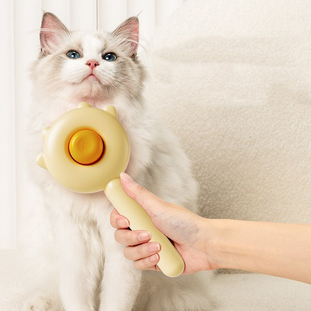 Pet Grooming Comb for Cats & Dogs - Hair Removal Brush