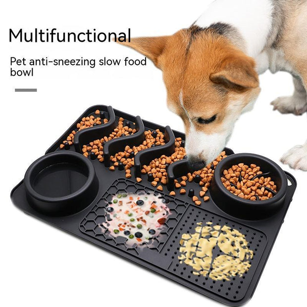 Pet Silicone Licking Pad - Multifunctional Dog Food Mat