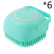 Silicone Dog Bath Brush - Pet Grooming & Massage Glove