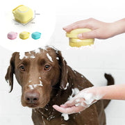 Silicone Dog Bath Brush - Pet Grooming & Massage Glove