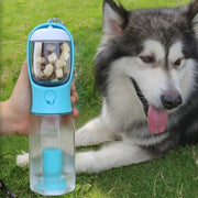 3-in-1 Leak-Proof Pet Water Bottle with Feeder & Waste Bag