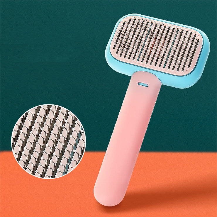 Pet Hair Brush for Dogs & Cats – Grooming & De-Shedding Comb